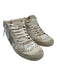 Golden Goose Shoe Size 37 White, Gold, Pink Leather Upper Round Toe Sneakers White, Gold, Pink / 37