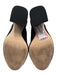 Loeffler Randall Shoe Size 7.5 Navy Blue Leather Suede Block Heel Peep Toe Pumps Navy Blue / 7.5