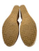 Jimmy Choo Shoe Size 38.5 Brown Leather Upper Slingbacks Cork Base Wedges Brown / 38.5