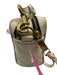 Marc Jacobs Cream White Lamb leather Zip Close Quilted Gold Hardware Bag Cream White / Small