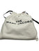 Marc Jacobs Cream White Lamb leather Zip Close Quilted Gold Hardware Bag Cream White / Small