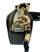 Marc Jacobs Blue, Black, Gold Saffiano Leather Zip Close Logo Color Block Bag Blue, Black, Gold / Small
