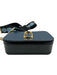 Marc Jacobs Blue, Black, Gold Saffiano Leather Zip Close Logo Color Block Bag Blue, Black, Gold / Small