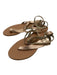 Ancient Greek Sandals Shoe Size 38 Rose Gold & Beige Leather Flip Flop Sandals Rose Gold & Beige / 38