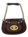 Versace Brown & Gold Suede Embossed Detail Shoulder Bag Gold Hardware Medusa Bag Brown & Gold / S