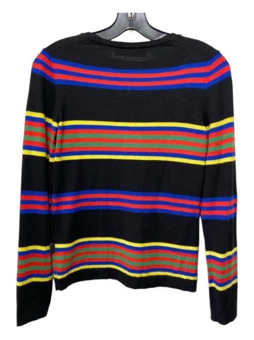 Love Moschino Size Small Black, Red, Yellow Wool Horizontal Stripes Top Black, Red, Yellow / Small