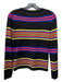 Love Moschino Size Small Black, Red, Yellow Wool Horizontal Stripes Top Black, Red, Yellow / Small