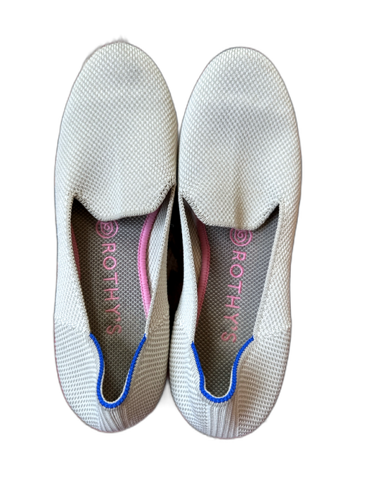 Rothy's Shoe Size 7 Bone Recycled Plastic Round Toe Flats Bone / 7