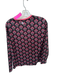 Tuckernuck Sport Size S Brown & Magenta Polyester Blend Long Sleeve Flowers Top Brown & Magenta / S