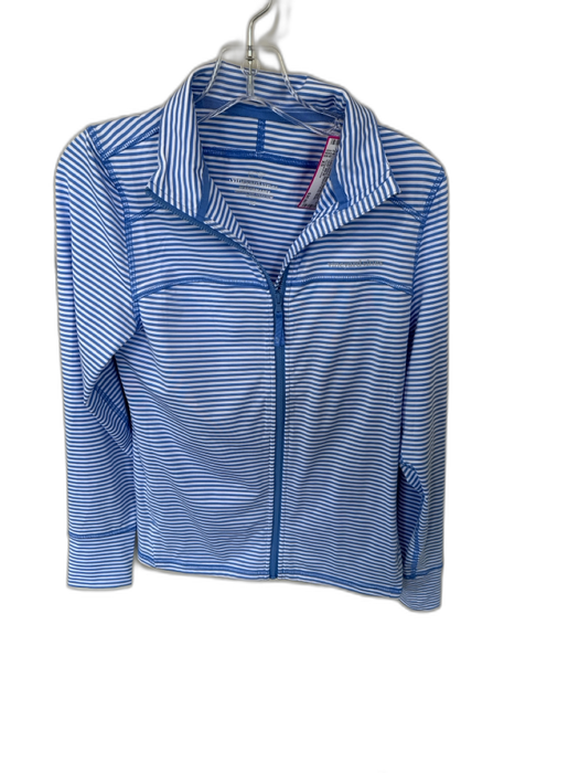Vineyard vines Size XS Blue & White Polyester Blend Long Sleeve Striped Jacket Blue & White / XS