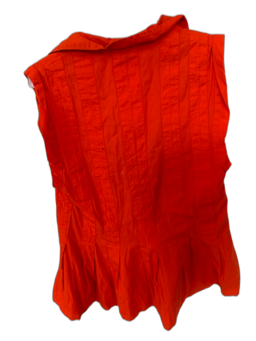 Free People Size XS Tomato Cotton Sleeveless Buttons Collar Dress Tomato / XS