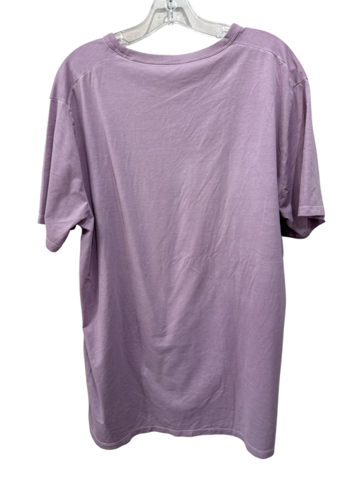 Lululemon Size L Purple Synthetic Men's Short Sleeve Purple / L