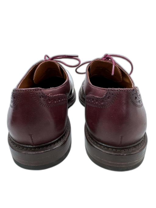 Frye Shoe Size 10.5 Purple Leather Lace Up Stacked Heel oxford Men's Shoes Purple / 10.5