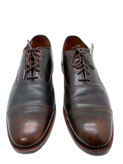 Allen Edmonds Shoe Size 10.5 Brown Leather Lace Up Stacked Heel Ombre Shoes Brown / 10.5
