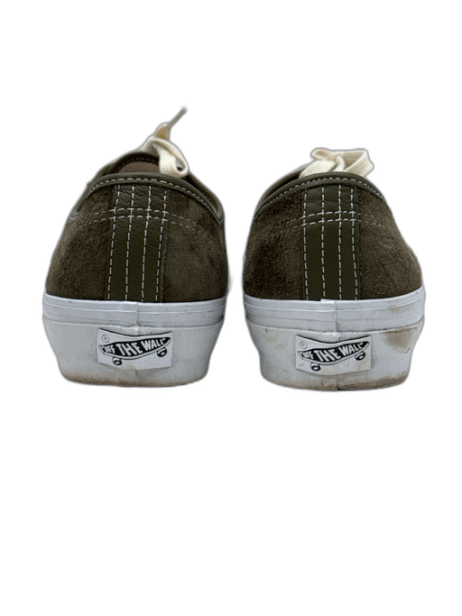 Vans Shoe Size 10.5 Green & White Suede Low Top Lace Up Men's Shoes Green & White / 10.5