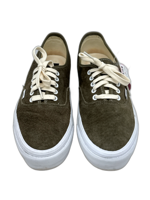 Vans Shoe Size 10.5 Green & White Suede Low Top Lace Up Men's Shoes Green & White / 10.5