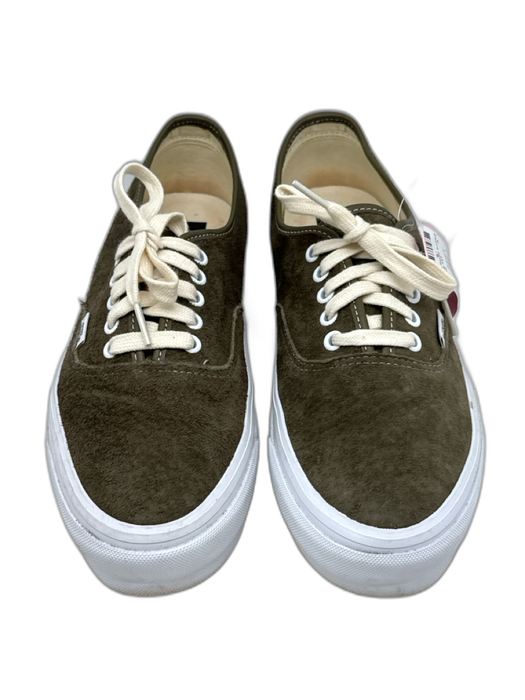 Vans Shoe Size 10.5 Green & White Suede Low Top Lace Up Men's Shoes Green & White / 10.5