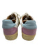 Pied de Biche Shoe Size 41 White, Purple, Yellow Leather Upper Lace Up Sneakers White, Purple, Yellow / 41