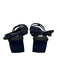 Badgley Mischka Shoe Size 9.5 Navy Blue Square Toe Rhinestone Strappy Sandals Navy Blue / 9.5