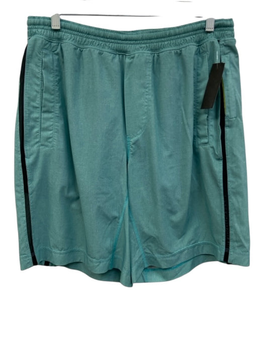 Lululemon Size Est L Teal Synthetic Micro Athleisure Men's Shorts Teal / Est L