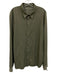 Lululemon Size Est L Olive Green Synthetic Solid Athletic Long Sleeve Shirt Olive Green / Est L
