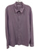 Lululemon Size Est L Pink Synthetic Solid Athletic Button up Long Sleeve Shirt Pink / Est L
