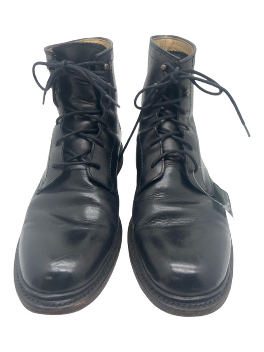 Frye Shoe Size 10 AS IS Black Leather Solid Combat Men's Shoes 10