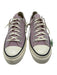 Converse Shoe Size 10.5 Purple & White Canvas Solid Sneaker Men's Shoes 10.5