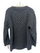 Aran Sweater Market Size Est L Dark Gray Wool Cable Crew Men's Sweater Est L