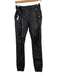 Rick Owens Size 4 Black Leather Blend Lambskin Elastic Waist Zippers Moto Pants Black / 4