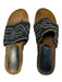 Donald Pliner Shoe Size 8 Black & Brown Leather Sandal Slide Shoes Black & Brown / 8