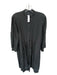 Lafayette 148 Size 16 Black Long Sleeve Pleated Buttons Dress Black / 16