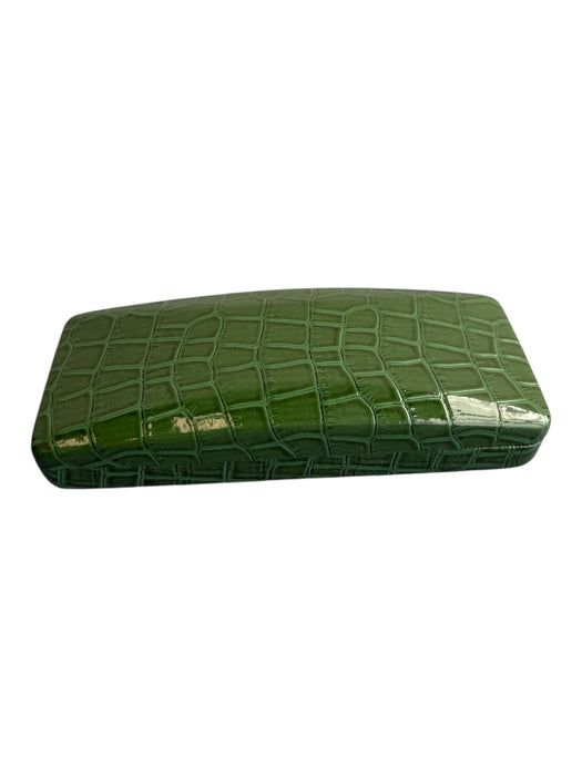 Perrin Gray Acrylic Leather Detail Round Lens Thick Frame Sunglasses Gray