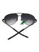 Gucci Black & Silver Men's Sunglasses Black & Silver