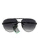 Gucci Black & Silver Men's Sunglasses Black & Silver