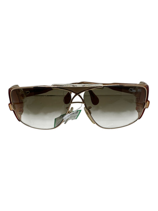 Cazal AS IS Brown & Gold Men's Sunglasses Brown & Gold