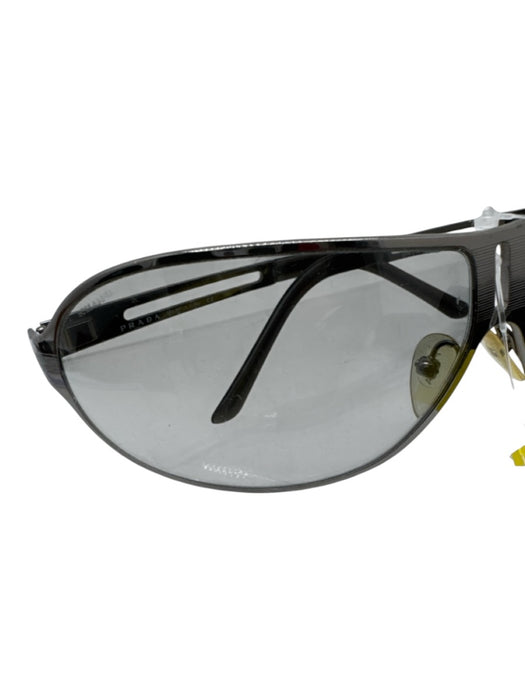 Prada AS IS Silver Men's Sunglasses Silver