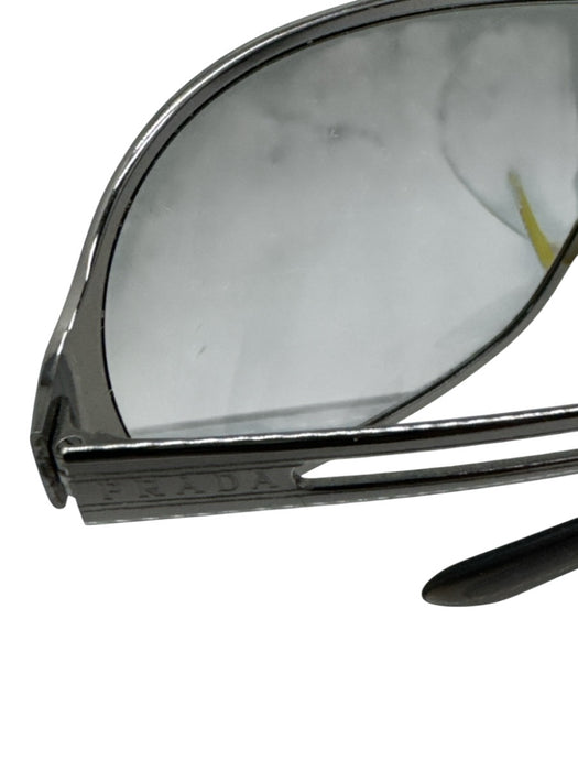 Prada AS IS Silver Men's Sunglasses Silver