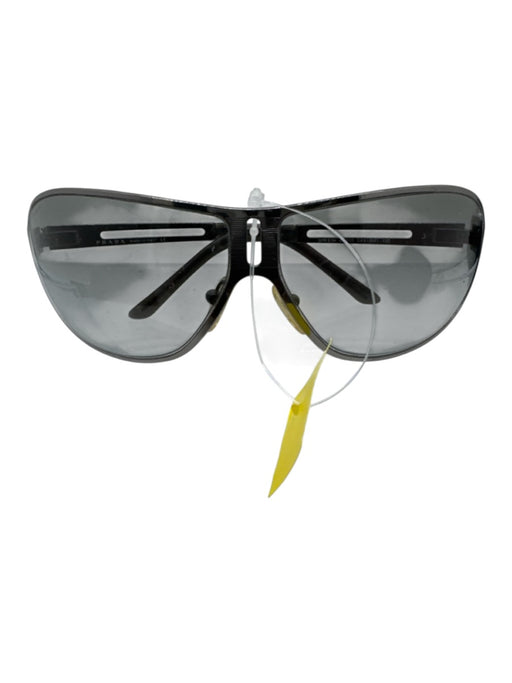 Prada AS IS Silver Men's Sunglasses Silver