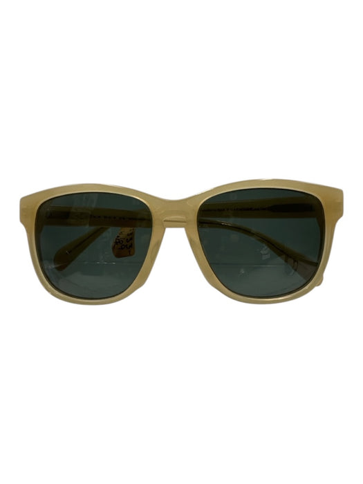 Benjamin Eyewear Beige Acetate Wayfarer Sunglasses Beige