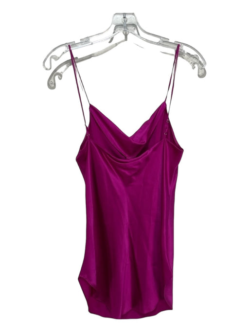 5a7 Cinq a Sept Size S Magenta Pink Silk Spaghetti Strap Sleeveless Top Magenta Pink / S