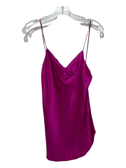 5a7 Cinq a Sept Size S Magenta Pink Silk Spaghetti Strap Sleeveless Top Magenta Pink / S