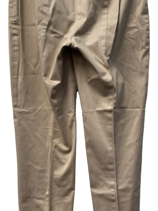 Theory Size 00 Tan Cotton High Waist Skinny Side Zip Ankle Zip Pants Tan / 00