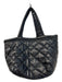 Marc Jacobs Black Double Handle Quilted Top Zip Tote Bag Black / Medium