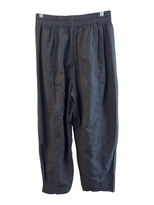 Free People Size S Gray Cotton Blend Elastic Waist High Rise Side Pockets Pants Gray / S