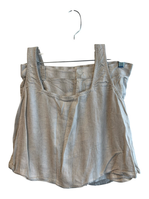Bella Dahl Size Est S Beige & White No Fabric Tag Elastic Waist Crop Short Set Beige & White / Est S