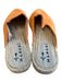 Manebi Shoe Size 40 Orange Suede Almond Toe Crochet Detail Slip On Mule Shoes Orange / 40