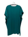 Anna Cate Size Small Emerald Green Polyester Cap Sleeve V Neck Shift Dress Dress Emerald Green / Small