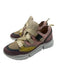 Chloe Shoe Size 38 Pink, Beige, White, Yellow Canvas & Suede Sneakers Pink, Beige, White, Yellow / 38