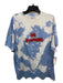 Astroworld Size XL Blue & White Cotton Tye Dye T Shirt Men's Short Sleeve XL